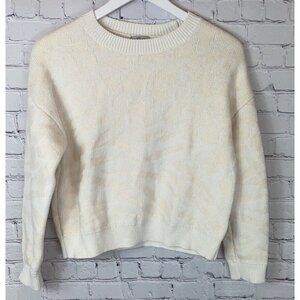 RAILS Womens’ Chance Ivory/Pink Mixed Animal Sweater Jumper Size Small